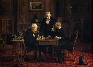 Thomas Cowperthwait Eakins - The Chess Players