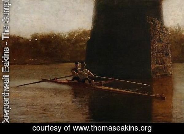 Thomas Cowperthwait Eakins - The Pair-Oared Scull