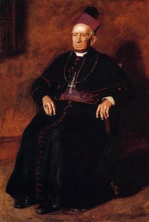 Thomas Cowperthwait Eakins - Portrait of Archbishop William Henry Elder