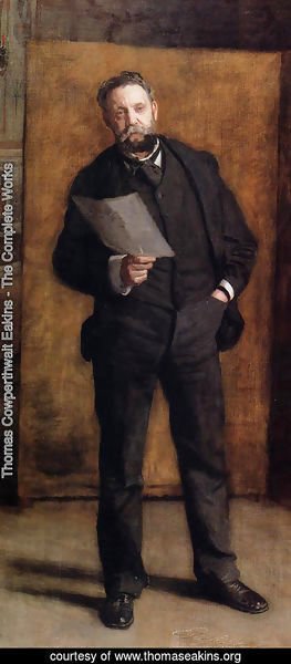 Thomas Cowperthwait Eakins - Portrait of Leslie W. Miller