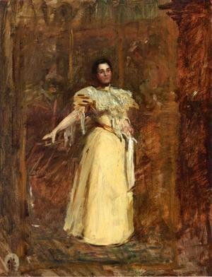 Thomas Cowperthwait Eakins - Study for The Portrait of Miss Emily Sartain