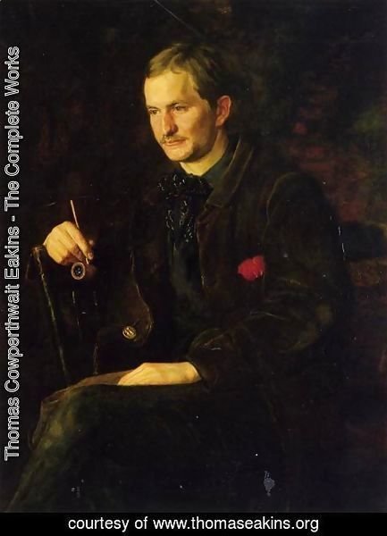 Thomas Cowperthwait Eakins - The Art Student (or Portrait of James Wright)