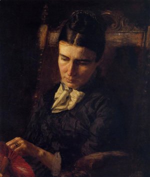 Thomas Cowperthwait Eakins - Portrait of Sarah Ward Brinton