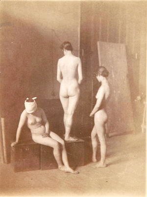 Three Female Nudes, c.1883