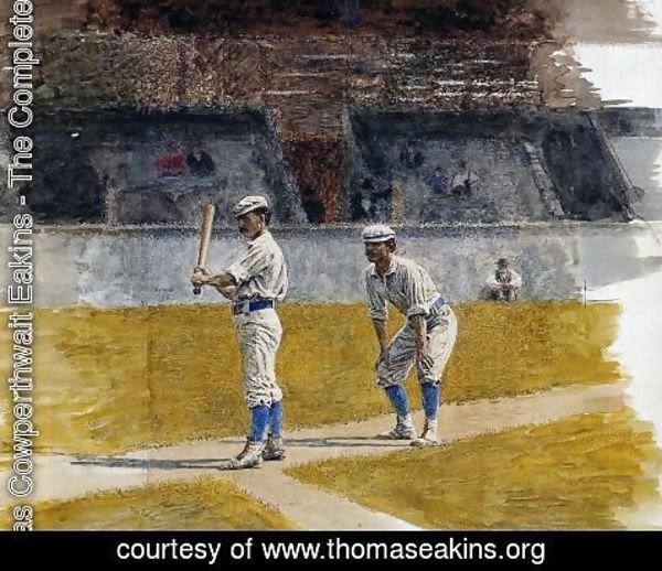 Thomas Cowperthwait Eakins - Baseball Players Practicing