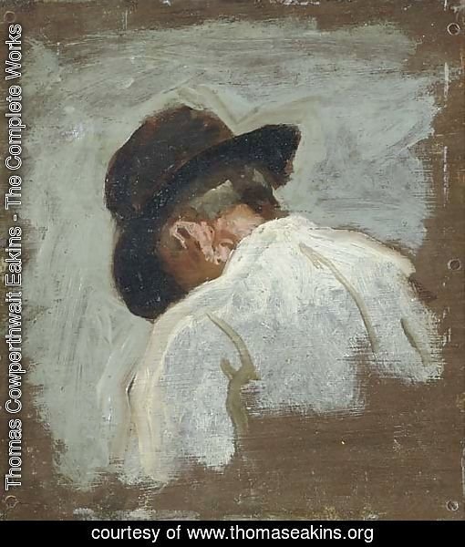 Study of a Man's Head for Mending the Net