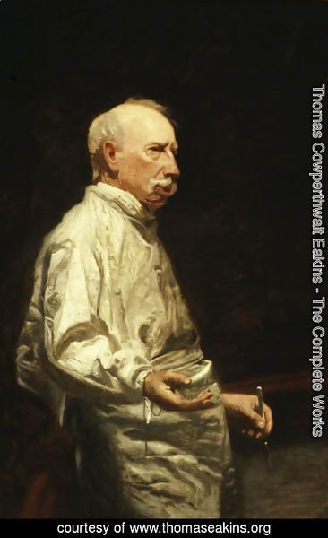 Thomas Cowperthwait Eakins - Study of Dr. Agnew for the Agnew Clinic