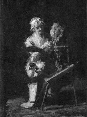 Thomas Cowperthwait Eakins - Sketch for In Grandmother's Time