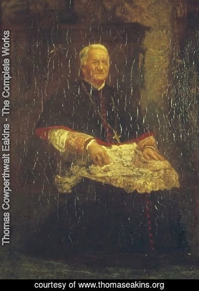 Thomas Cowperthwait Eakins - Archbishop James Frederick Wood