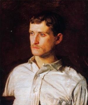 Thomas Cowperthwait Eakins - Portrait of Douglas Morgan Hall 1889