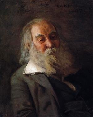 Thomas Cowperthwait Eakins - Portrait of Walt Whitman 1887-88