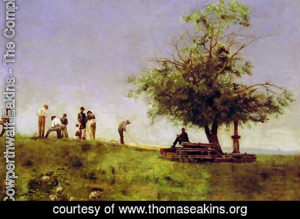 Thomas Cowperthwait Eakins - Mending the Net