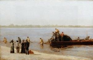 Shad Fishing at Gloucester on the Delaware River