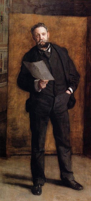 Thomas Cowperthwait Eakins - Portrait of Leslie W. Miller