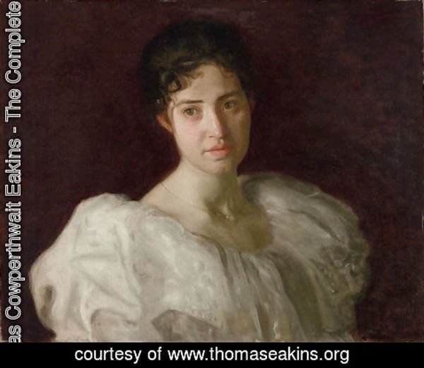 Thomas Cowperthwait Eakins - Portrait of Lucy Lewis