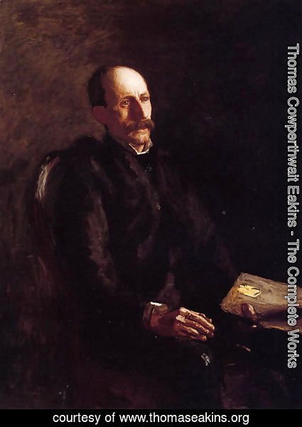 Thomas Cowperthwait Eakins - Portrait of Charles Linford, the Artist