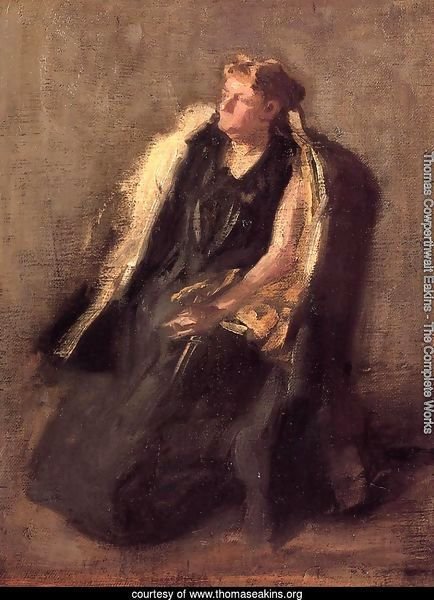Portrait of Mrs. Hubbard (sketch)