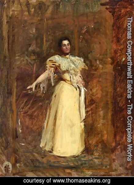 Thomas Cowperthwait Eakins - Study for The Portrait of Miss Emily Sartain