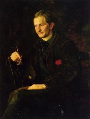 Thomas Cowperthwait Eakins - The Art Student (or Portrait of James Wright)