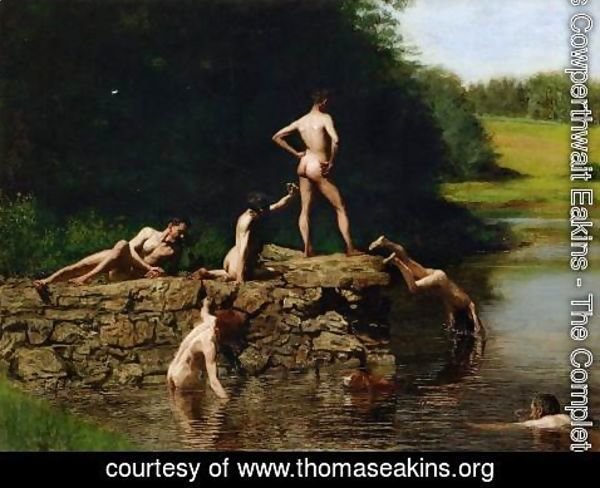 Thomas Cowperthwait Eakins - Swimming