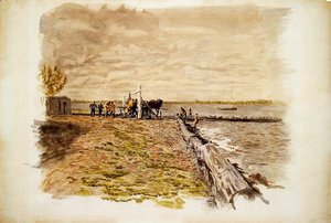 Thomas Cowperthwait Eakins - Drawing the Seine