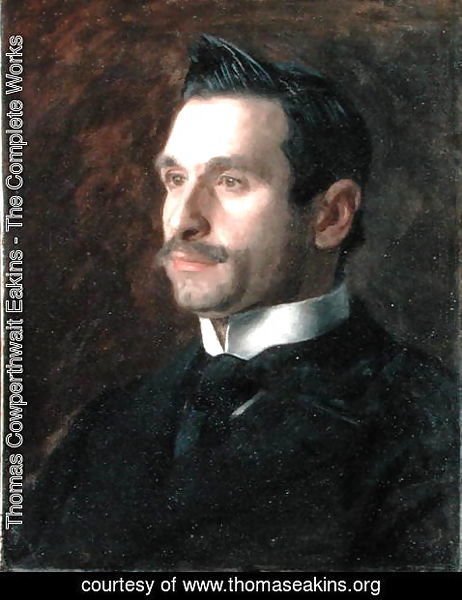 Thomas Cowperthwait Eakins - Portrait of Francesco Romano