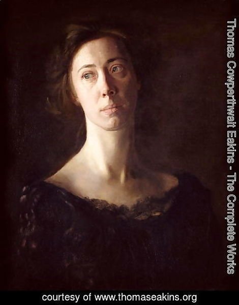 Thomas Cowperthwait Eakins - Portrait of Clara J. Mather