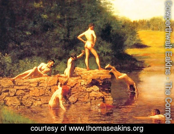 Thomas Cowperthwait Eakins - The Swimming hole, 1885