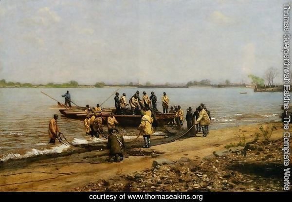 Shad Fishing at Gloucester on the Delaware River 2