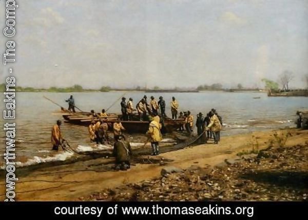 Thomas Cowperthwait Eakins - Shad Fishing at Gloucester on the Delaware River 2