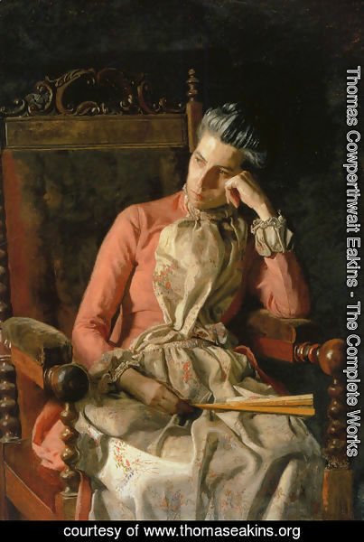Thomas Cowperthwait Eakins - Portrait of Amelia C Van Buren