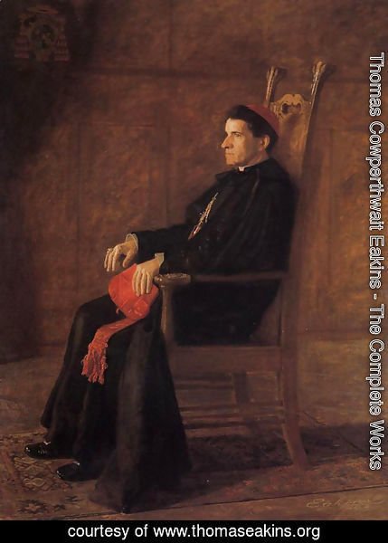 Thomas Cowperthwait Eakins - Portrait of Sebastiano Cardinal Martinelli