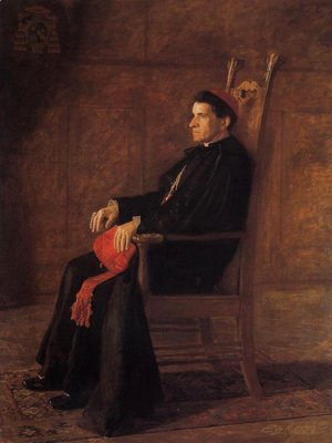 Thomas Cowperthwait Eakins - Portrait of Sebastiano Cardinal Martinelli