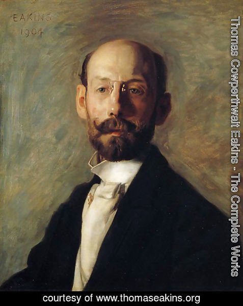 Thomas Cowperthwait Eakins - Portrait of Frank B. A. Linton