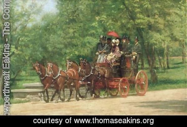 Thomas Cowperthwait Eakins - The Fairman Rogers Four-in Hand
