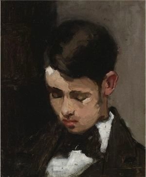 Thomas Cowperthwait Eakins - Portrait Of Harry W. Barnitz