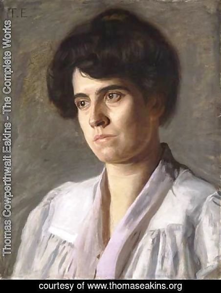 Thomas Cowperthwait Eakins - Portrait of Harriet Husson Carville