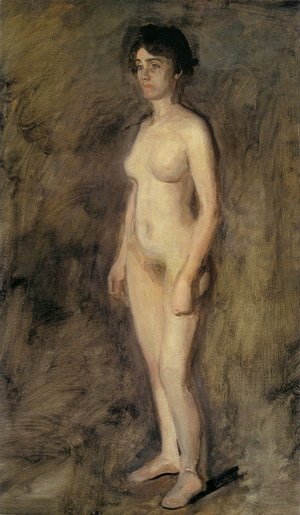 Thomas Cowperthwait Eakins - Nude Woman Standing