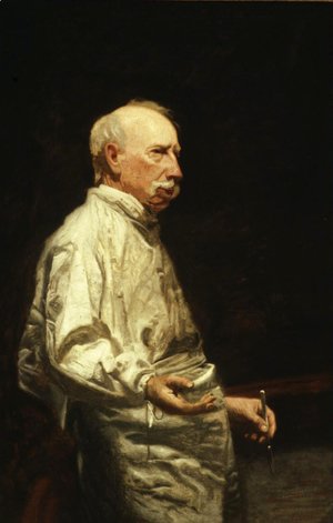 Thomas Cowperthwait Eakins - Study of Dr. Agnew for the Agnew Clinic