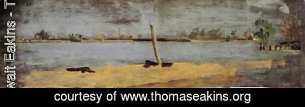 Thomas Cowperthwait Eakins - Delaware Riverscape from Gloucester