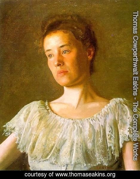 Thomas Cowperthwait Eakins - Portrait of Alice Kurtz 1903