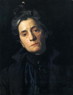 Thomas Cowperthwait Eakins - Portrait of Susan Macdowell Eakins (The Wife of the Artist) 1900